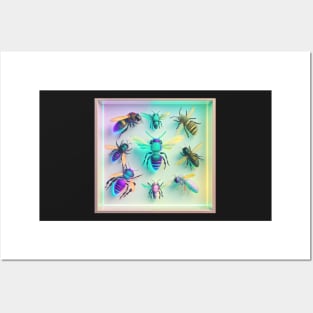 Bee, abstract Posters and Art